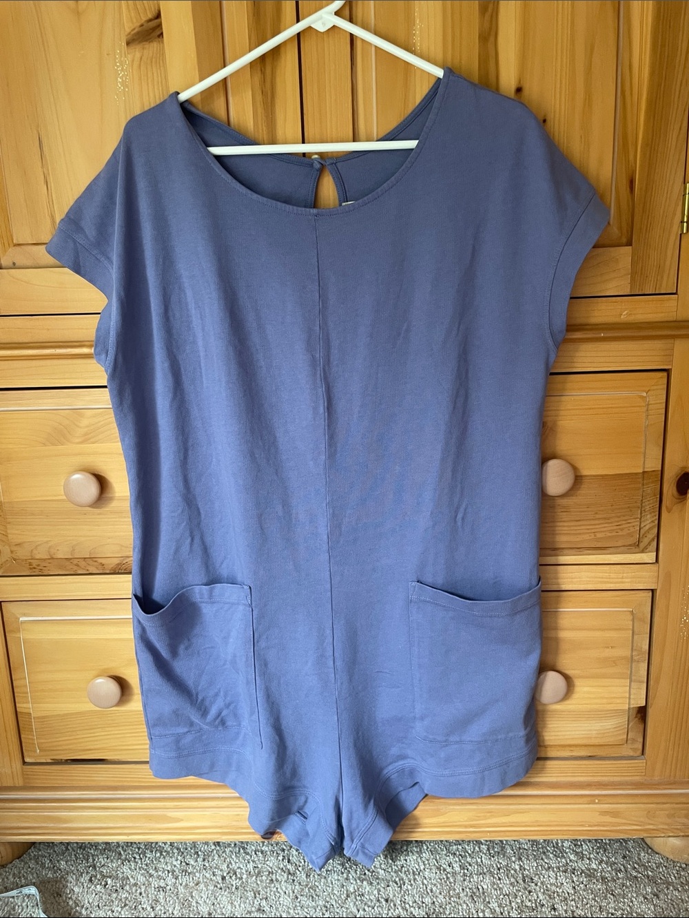 Back Beat Co. Lavender Short-Sleeve romper